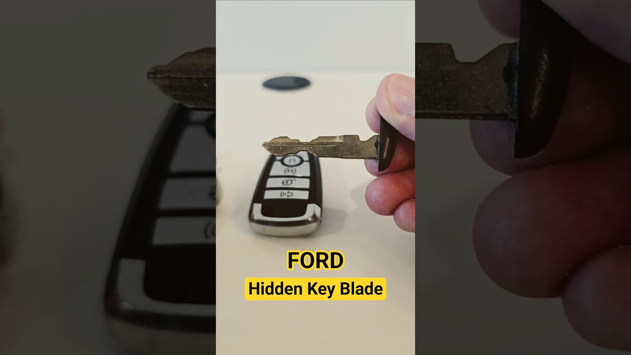 Ford Hidden Feature: Emergency Key Blade Location #ford #automobile
