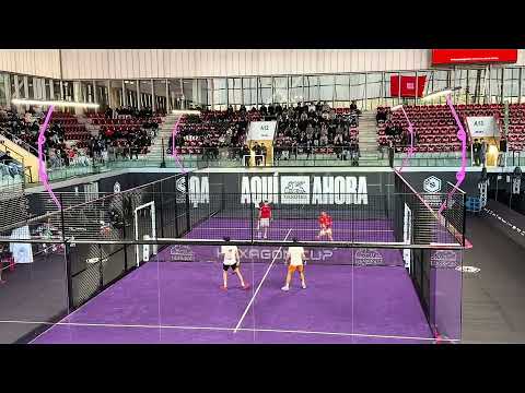 Mejores jugadas Hexagon Cup, Santigosa/Garcia vs Mariano Gonzalez/Pol Hernández #padel #hexagon