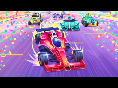 Car Racing Games for toddlers | Kids Learning | Kids Games | @Yateland - YouTube