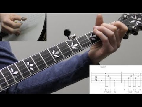 10 Licks In The Key Of D | Beginner Bluegrass Banjo Lesson With Tab