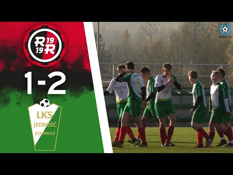 Junior A1: KS Rymer Rybnik - LKS Jedność Jejkowice 1:2 - skrót meczu, bramki - 15.11.2020