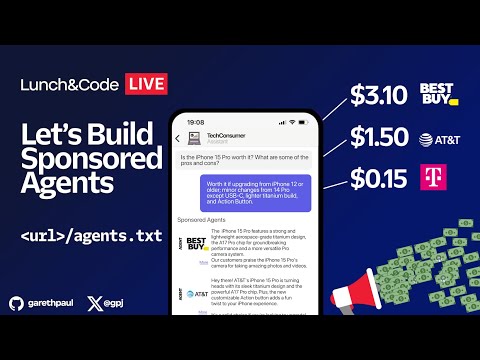 Lunch & Code: Sponsored Agents