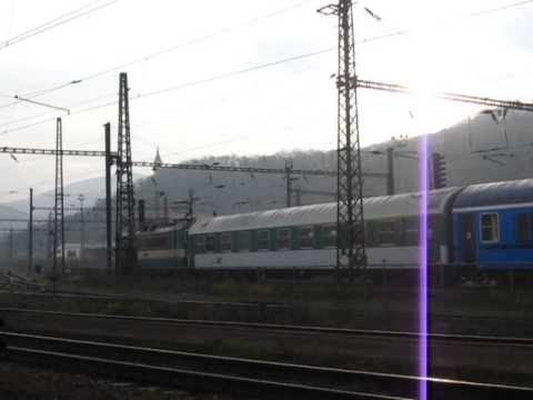 Odjezd vlaku R 885 - Ústí nad Labem-Západ