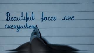 Handwriting Practice, How to write in cursive Handwriting, #handwriting