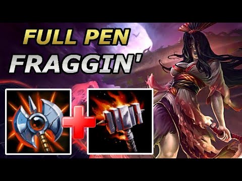 FULL PEN BUILD 400+ WHITE NUMBIES (A-Z Izanami) - Season 8 Ranked 1v1 Duel - SMITE