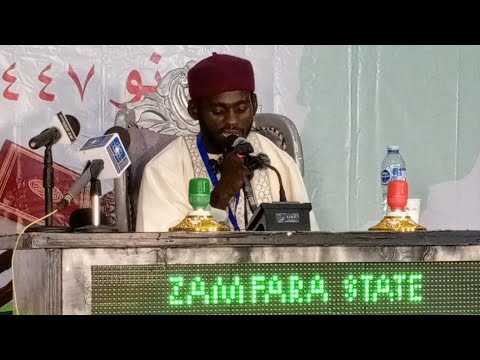 Muhammad Abdullahi Marafa 2nd Cat. Hafs 40th National Quranic Recitation Competition Borno 2025