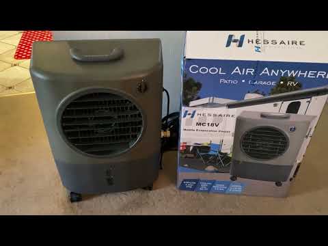 The Hessaire MC18m Evaporative Air Cooler 500 sq ft | The Best Cooler on the Market