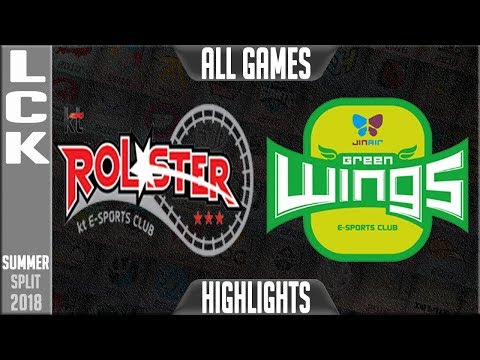 KT vs JAG Highlights ALL GAMES | LCK Summer 2018 Week 7 Day 3 | KT Rolster vs Jin Air Greenwings