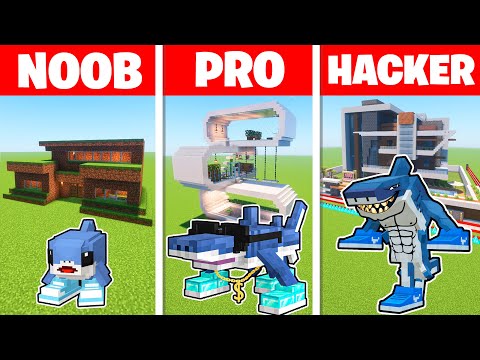 Noob vs Pro vs Hacker: Modern House for the Tralaleritos