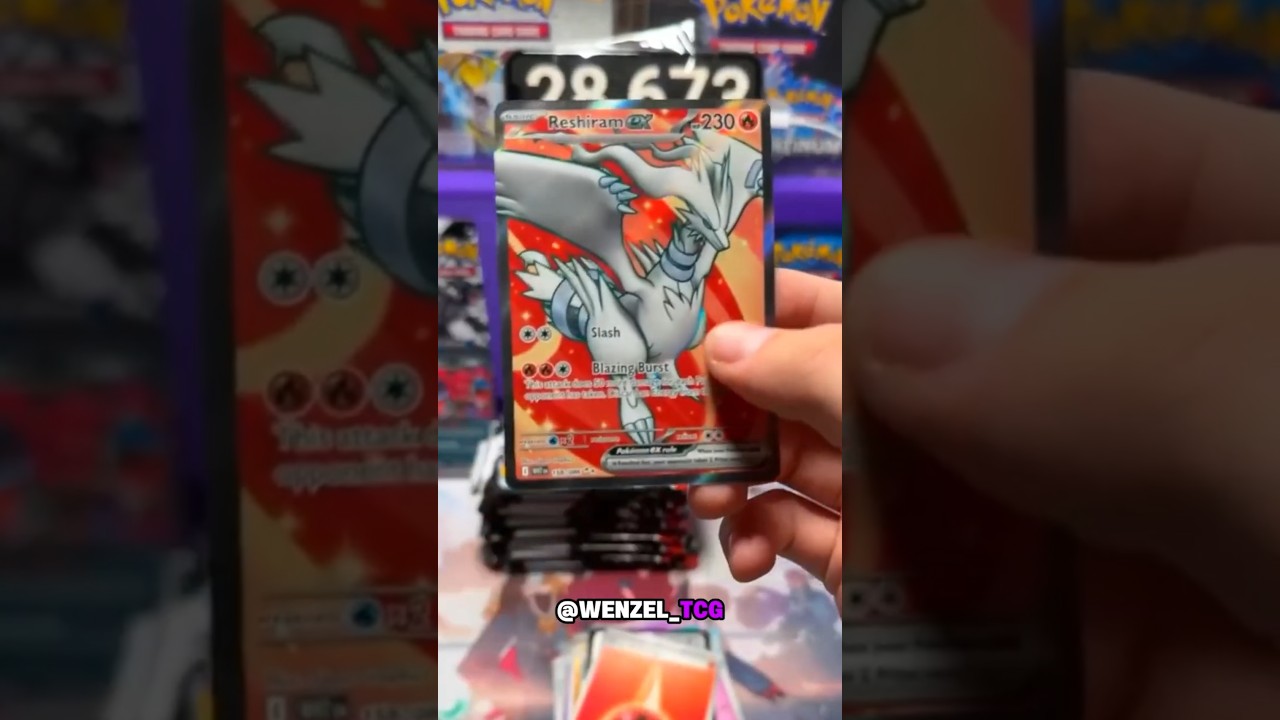 RESHIRAM FULL ART PULLED! 🤯😲