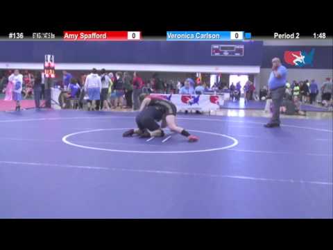WM 67 KG Amy Spafford (Lindenwood) vs Veronica Carlson (NYAC)