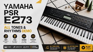 Video thumbnail for Yamaha psr E273 Demo | yamaha psr e273 by Rockstar Music Store