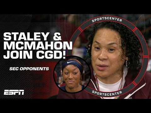 South Carolina HC Dawn Staley and Ole Miss' Cotie McMahon interviews 🎤 | College GameDay