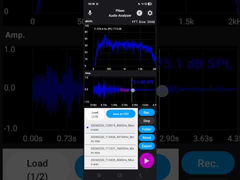 FNam FFT Spectrogram Analyzer video thumbnail