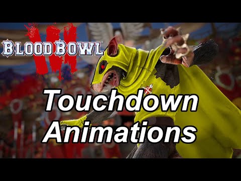 Blood Bowl 3: All the touchdown animations!