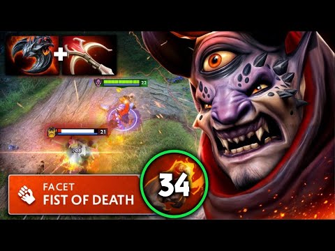 +34 Stacks Finger of Death Lion 7.39e🔥🔥🔥 One Shot 34 Kills | Dota 2 Gameplay