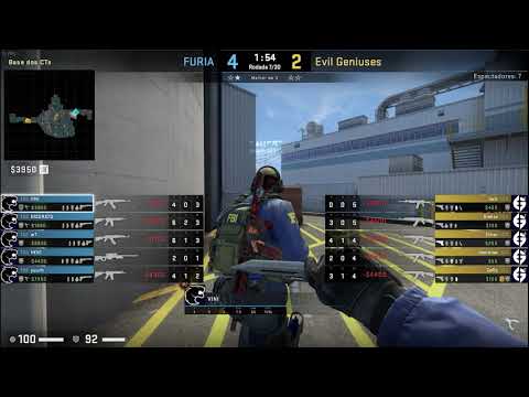 Pov VINI (24/16) CS GO DEMO NUKE 16 FURIA VS 7 EVIL GENIUSES (ESL Pro League 24/09/2020)