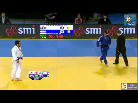 Judo 2014 European Championships Montpellier: Tatalashvili (GEO) - Ungvari (HUN) [-73kg] bronze