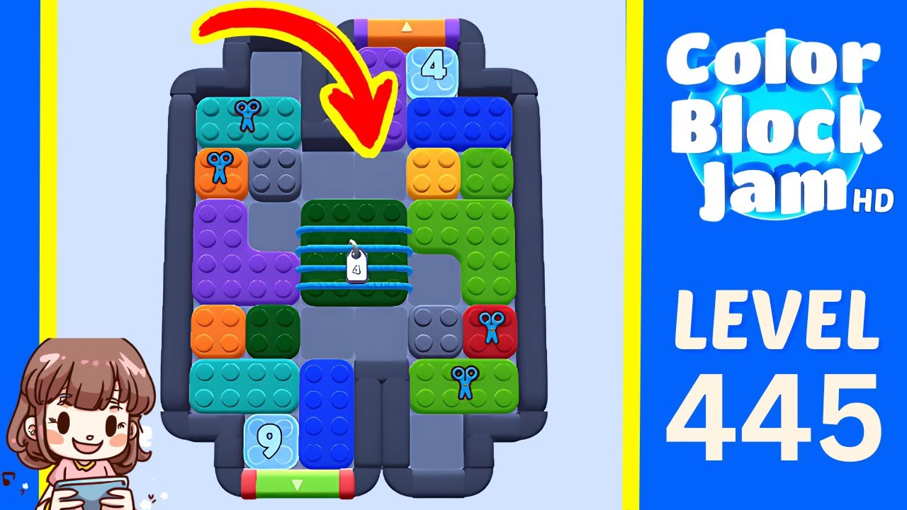 Color Yca445 Level 445 Guide - Color Block Jam Solution
