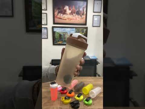 600ml Plastic Protein Shaker Bottle