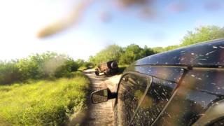 The Tundra in the MUD- under the World Trade Center Bridge Laredo, TX
