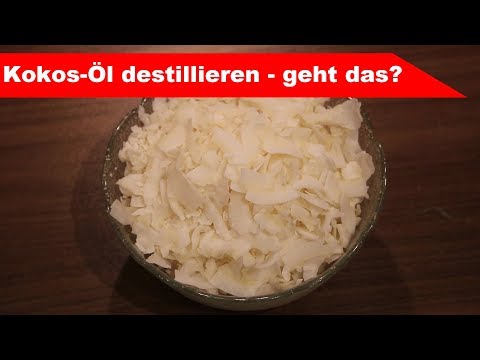 🌷 Kokos destillieren 🌻 - geht das? Der Versuch - ätherisches Öl selber machen - diSTILLed