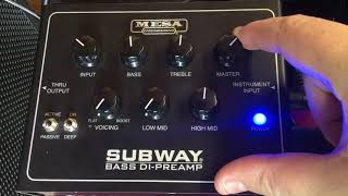 Video thumbnail for Bass Preamp Comparison, Vulcan XL, Mesa Boogie Subway DI by Yaksonator