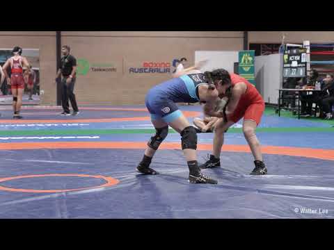 IRENE SYMEONIDIS vs WRESTLER 2  - WOMEN'S FREESTYLE WRESTLING  [4K VIDEO]