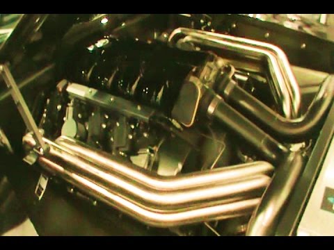 Tantrum Charger: 1650 hp Marine Engine Carbon Fiber Nose #BaddAzzSEMAcarz