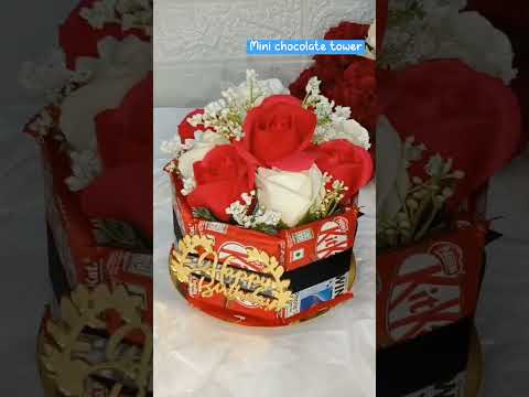 mini chocolate tower, Order whatsapp 8089513021,#birthdayhamper #chocolatetower#hampers#dmfororders