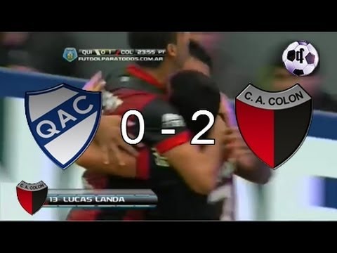 Quilmes 0 Vs Colón (Santa Fe) 2 - Final 2014 - 3ra Fecha