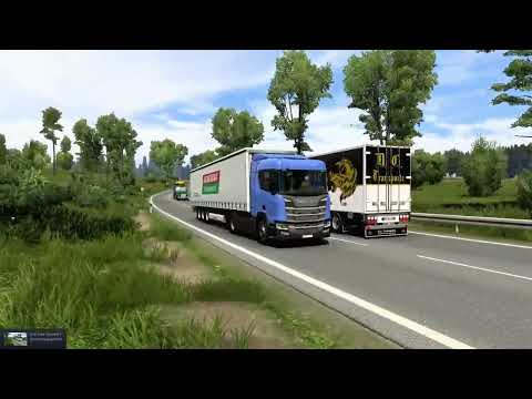 ETS2 1.44 Standart Map Mercedes Actros Black Edition Dresden / Leipzig D.G. Transporte