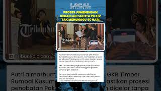 GKR Timoer Memastikan Penobatan Pakubuwono XIV Tanpa Menunggu 40 Hari Wafatnya Pakubuwono XIII