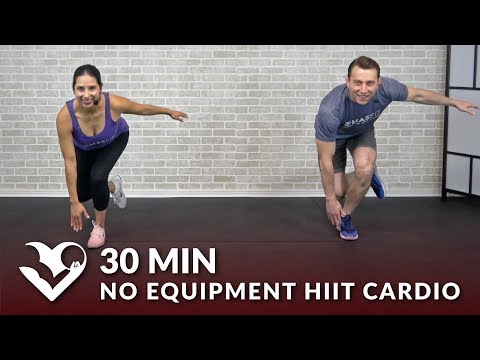 30 Minute No Equipment HIIT Cardio Workout - 30 Min Tabata HIIT at Home No Equipment Cardio Workouts
