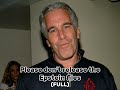 Please Dont Release The Epstein Files Bad Extended Version