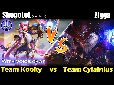 ShogoLoL | How to carry a competitive game | Jinx VS Ziggs Challenger Gameplay (Patch 12.8)
