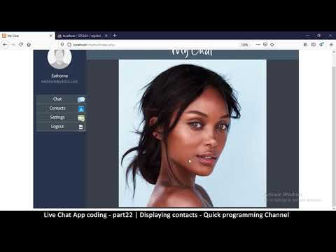 Live chat app | Part05 Javascript basics | Javascript AJAX HTML CSS JSON PHP MYSQL Tutorial