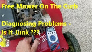 NO SPARK ?!!? Testing Mower Engine Coil How To: No Start Diagnosis