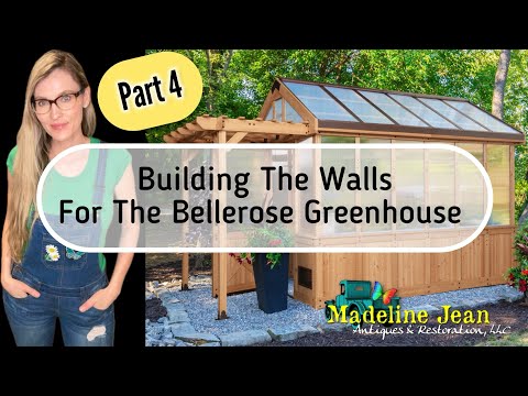 Building The Walls for the Bellerose Greenhouse by Backyard Discovery - PART 4