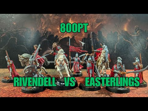 Grand Army of the South vs Rivendell 800pt MESBG Battle Report