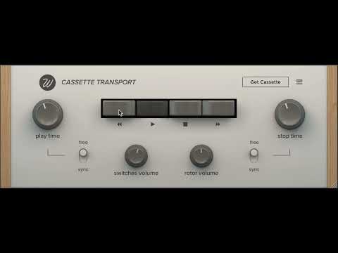 【フリー・無料！プラグイン】 Wavesfactory『Cassette Transport』 簡易レビュー