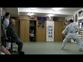 George Pelekis Eximed By Soke Kenei Mabuni At Yoshukan Honbu In Osaka April 2013