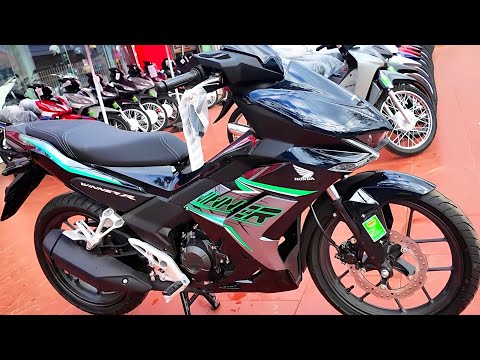 2026 New Designed Hyper underbone - Honda WINNER R Black Green Walkaround and Review