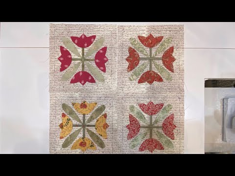 Jane Austen September 250th Anniversary Quilt BOM - Ep 2, Hampshire Block