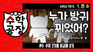 초등수학 4학년 1학기 1단원_큰 수_⑥ 수의 크기를 비교해 보기