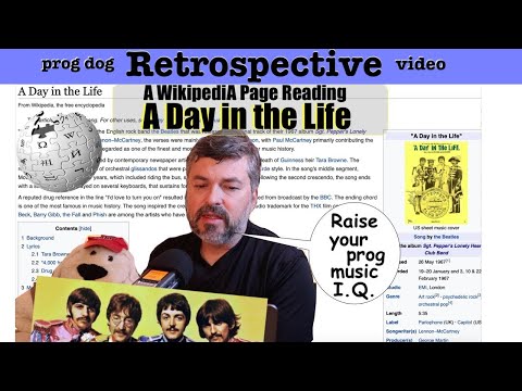 'A Day in The Life' The Beatles ~ A Wikipedia Page Reading