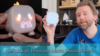 FUN KIDS ALARM CLOCK - AnRuk Kids Dinosaur Alarm Clock Review