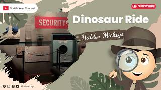 Dinosaur Ride Hidden Mickey