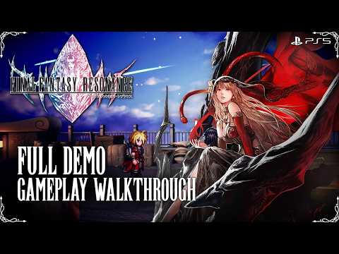 Final Fantasy Resonance - Full Demo Gameplay Walkthrough no commentary