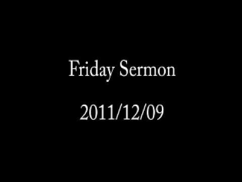 2011 12 09 friday sermon